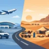 Airport to Desert Camp Logistics in Mauritania