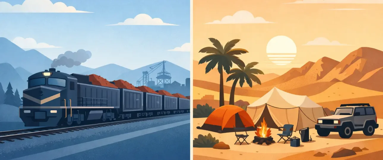 Iron Ore Train vs Desert Camp: Which Fits You?
