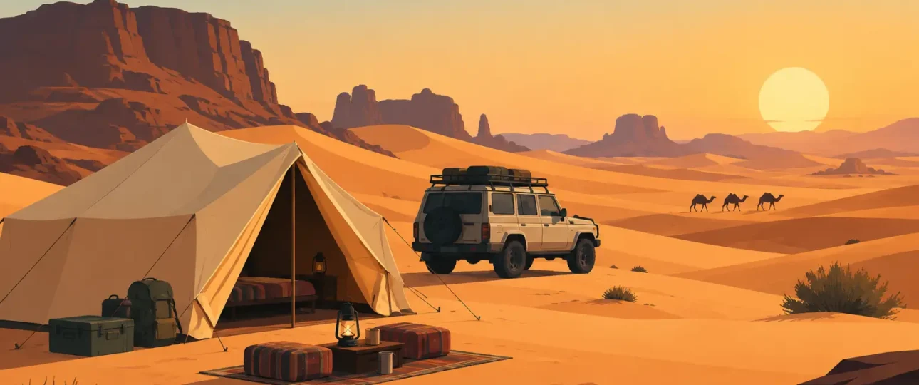 Sahara Desert Camping Logistics in Mauritania