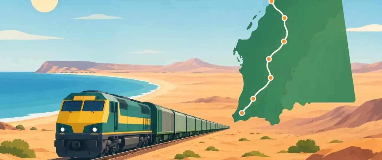 Where Mauritania Train Stops on Its Route